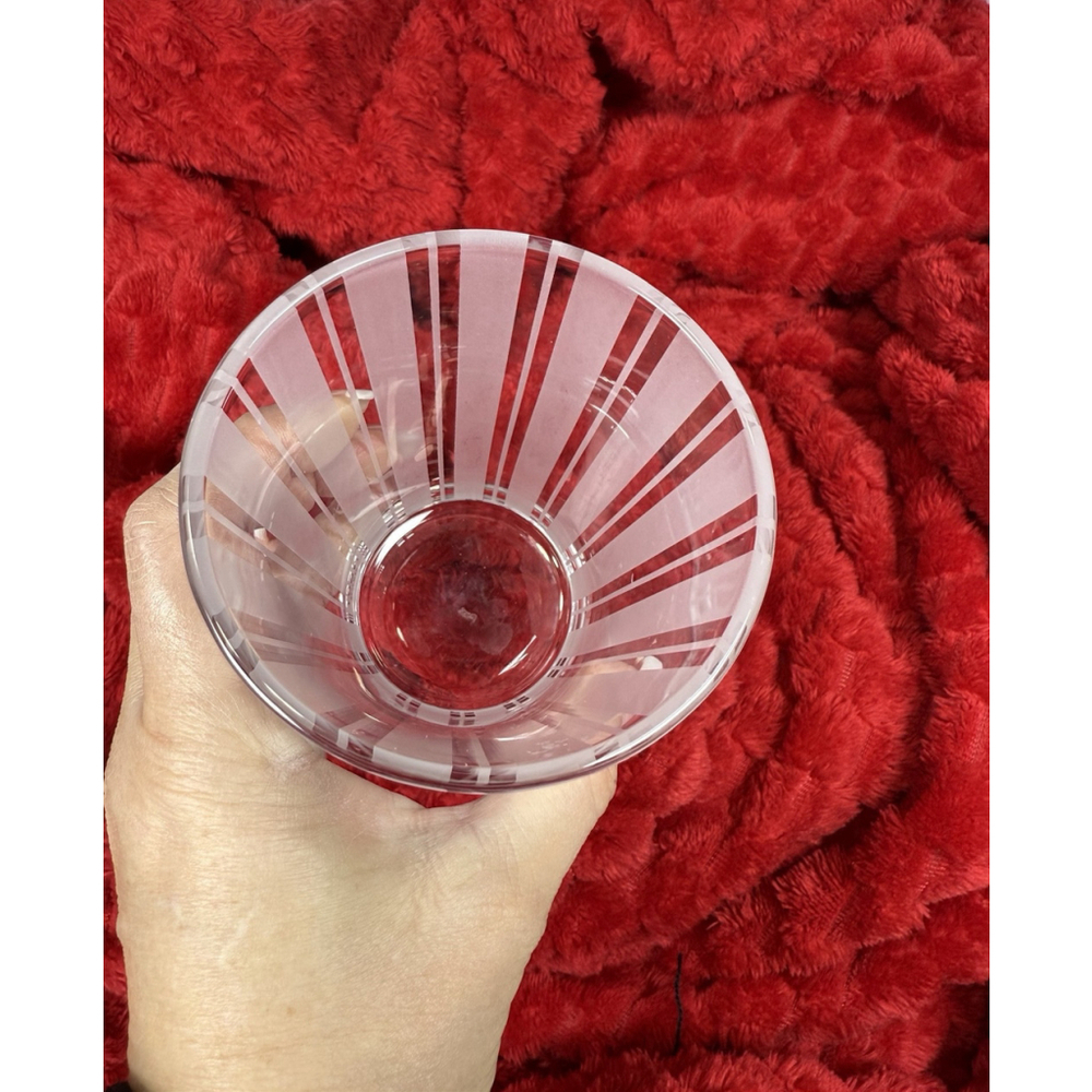 NEST Fragrances Empty Heavy Large 8.1 Oz Glass Tapered Candle Jar Frosted Stripe - Picture 6 of 6